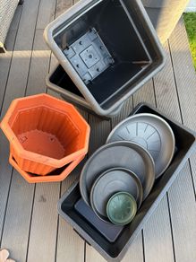 Plant Pots and Saucers Bundle