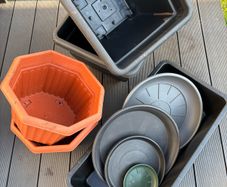Plant Pots and Saucers Bundle