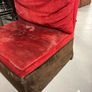 Vintage red velvet lounge chair 110 Euro Image 4