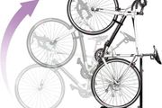 Bicycle Stand, Portable and Stationary Space-Saving Rack with Adjustable Height, for Indoor Bike Storage