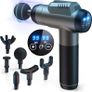 Massage Gun Deep Tissue Massager, 99 Speeds Powerful Percussion Massager with LCD Touch Screen, Handheld Muscle Massage Gun with 6 Massage Heads for Muscle Pain Relief and Relaxation MULTIPLE COLOURS AVAILABLE  (FREE POSTAGE) Image 8