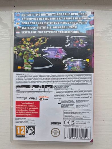 Teenage Mutant Ninja Turtles Arcade Switch Nintendo