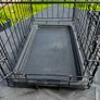 Small Dog Crate (Foldable) with Fray - Good Condition Image 3