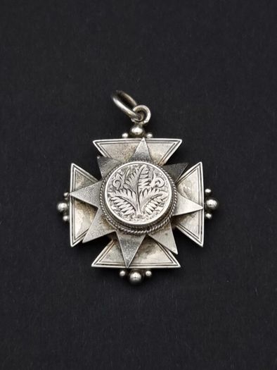 Antique Silver Fob Pendant