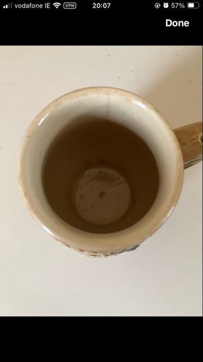 Vintage West German beer mug