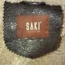 Saki Collection faux shearling aviator jacket / biker coat - Size 40 Image 5