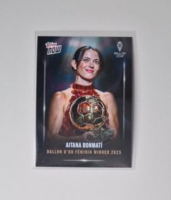 Topps Now Ballon D'Or 2025 Aitana Bonmati Ballon D'Or Feminin Winner 2025