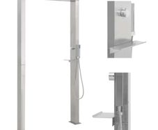 Outdoor Shower Stainless Steel Double Jets