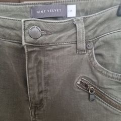 Mint Velvet Khaki jeans.