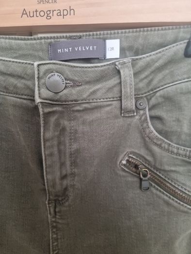 Mint Velvet Khaki jeans.