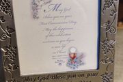 FIRST Communion Pewter Frame