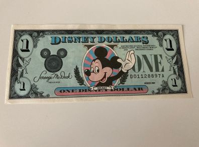 Disney Dollar Mickey Mouse Year 1989