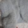 fab grey fluffy cardigan Image 2