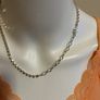 Sparkling silver tone necklace Image 3