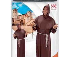 Halloween brown monk hooded robe
