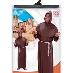 Halloween brown monk hooded robe