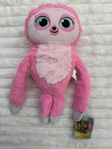 Sash The Croods New Age Pink Three Toed Sloth Plush Soft approx. 33cm. Pleae see photos
