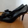 Rosanna ladies leather black dress up high heel shoes size 5 UK 38 EU NEW Image 3