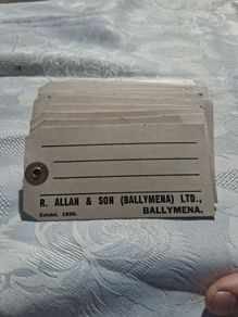 31 Edwardian Irish Shipping Labelsl(Mint Condition)
