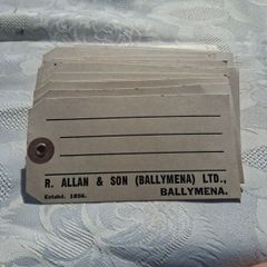 31 Edwardian Irish Shipping Labelsl(Mint Condition)
