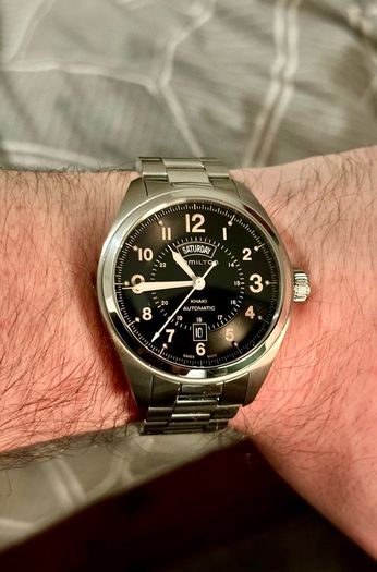 Hamilton Khaki Field Day Date
