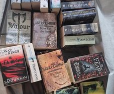 Sci-fi and fantasy hardbacks and softbacks