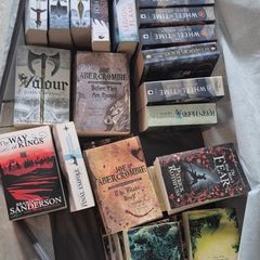 Sci-fi and fantasy hardbacks and softbacks