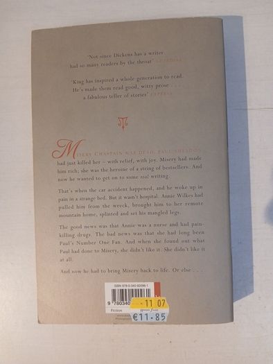 Misery by Stephen King