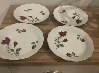 4 China Side Plates
