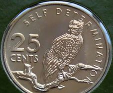 Rare Guyana 1979 Coin Stamp cover BUNC Harpy only 4000 coins made