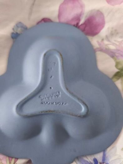 Vintage Wedgwood Blue Jasperware Three-Section Dish