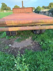 All purpose  steel tipping trailer ideal for bales