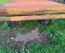 All purpose  steel tipping trailer ideal for bales
