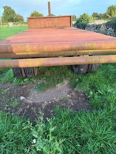 All purpose  steel tipping trailer ideal for bales
