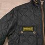 Barbour International Paxton Quilted Biker Jacket Mens S/M Image 3