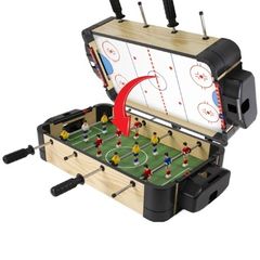 Mini football / air hockey table