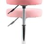 PU Leather Round Barber Shop Stool Height Adjustable Swivel Workshop Barber Shop Home Kitchen Short Bar Stools without Backrest Stool Small (FREE SHIPPING) Image 4
