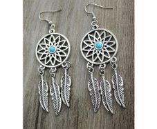 Dreamcatcher Earrings - great also as pendants