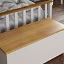Arlington Storage Ottoman, Wooden Chest with Lid Image 5