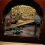Vintage Napoleon Hat Shape Art Deco Wooden Mantel Clock (very nice sound, works well, without glass) Image 3