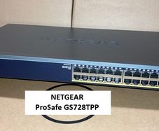 Netgear ProSafe 24-Port Gigabit Smart Switch with Poe+ and 4 SFP Ports (GS728TPP)