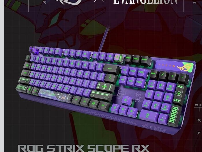 ASUS ROG Evangelion EVA Headset and Keyboard
