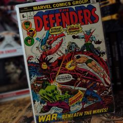 Defenders ! Issue #7 ! Hawkeye joins Defenders team ! Bronze Age Comic from 1973 ! by Marvel !