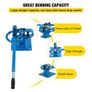 YP-9 Manual Bender, Soild Round Square Bar Metal Bender with 7 Bending Dies, Metal Rod Bar Bender Bending Tool for Construction Site Auto Repair Image 2