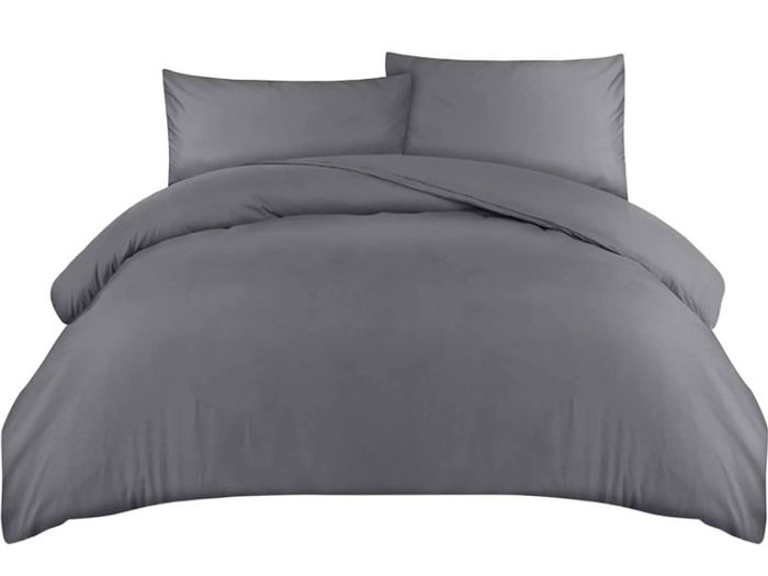 Bedding King Size Duvet Cover - Soft Microfibre Duvet Cover Set with Pillow cases - Bedding Quilt Cover Set MULTIPLE COLOURS AVAILABLE (FREE POSTAGE)