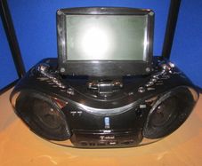 Tokai 7-inch Portable DVD player With FM Radio-USB