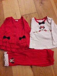 6-9 month mini mouse 3 piece outfit