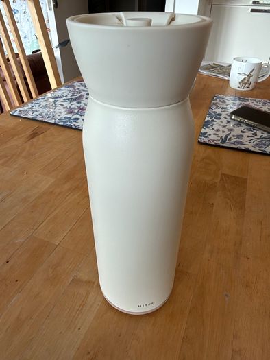 Hitch 2-in-1 Water Bottle & Coffee Cup (Natural White)