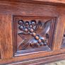 Early 20th Century Jacobean Revival Carved Oak hall table. Image 3