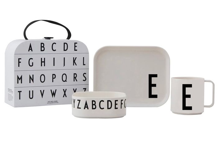 Children Tableware set-  set Design Letters